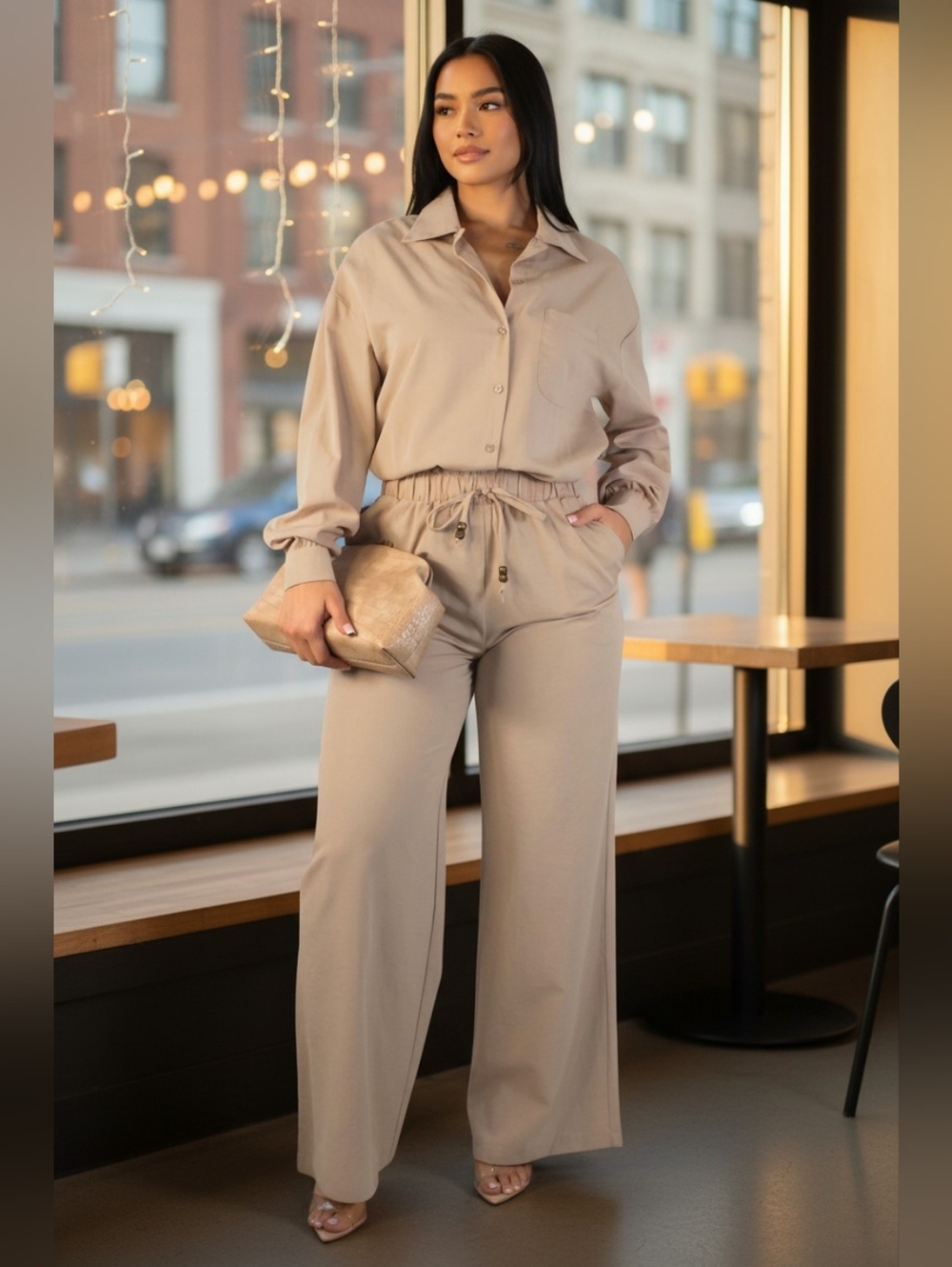 Lauryn Relaxed Fit Two-piece Set